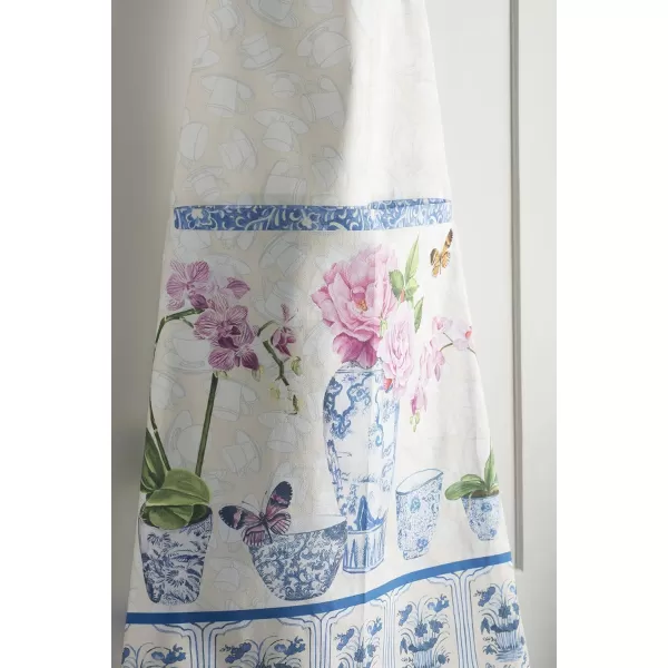 Maison d Hermine 100 Cotton Kitchen Apron with an Adjustable Neck with Long Ties for Women Men Chef11  Canton