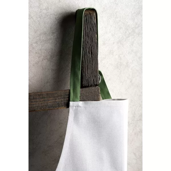 Maison d Hermine 100 Cotton Kitchen Apron with an Adjustable Neck with Long Ties for Women Men Chef14  Basse Cour