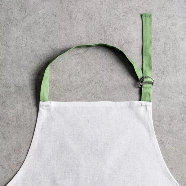 Maison d Hermine 100 Cotton Kitchen Apron with an Adjustable Neck with Long Ties for Women Men Chef14  Basse Cour