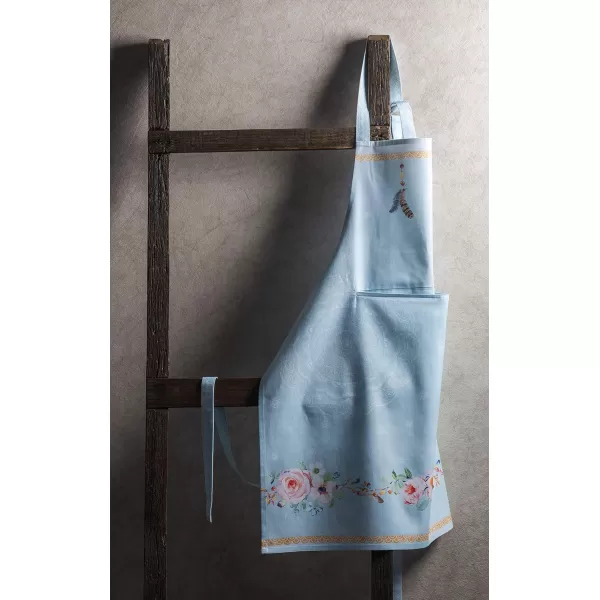 Maison d Hermine 100 Cotton Kitchen Apron with an Adjustable Neck with Long Ties for Women Men Chef17  Ibiza