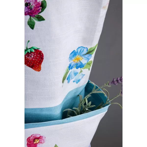 Maison d Hermine 100 Cotton Kitchen Apron with an Adjustable Neck with Long Ties for Women Men Chef20  Giverny