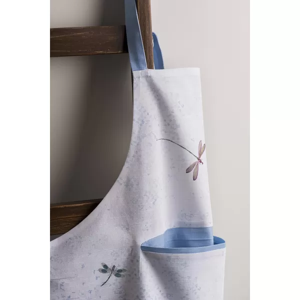 Maison d Hermine 100 Cotton Kitchen Apron with an Adjustable Neck with Long Ties for Women Men Chef25  Fleurs De Mai