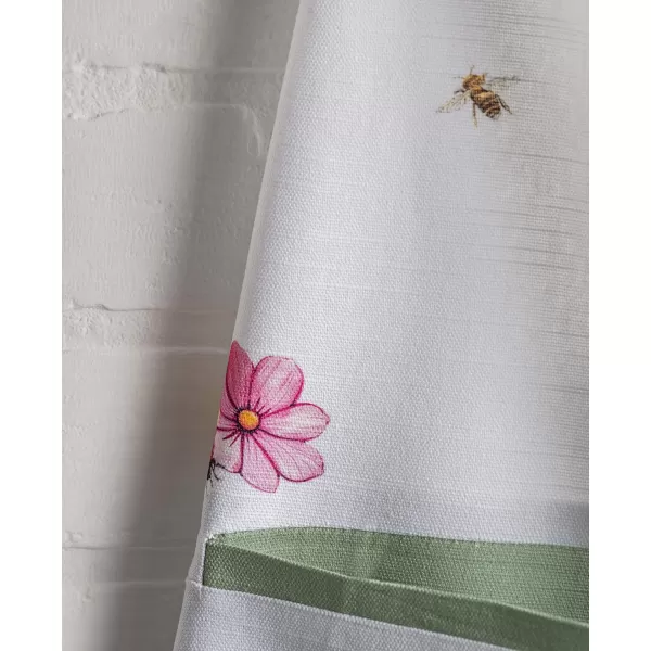Maison d Hermine 100 Cotton Kitchen Apron with an Adjustable Neck with Long Ties for Women Men Chef28  Printemps