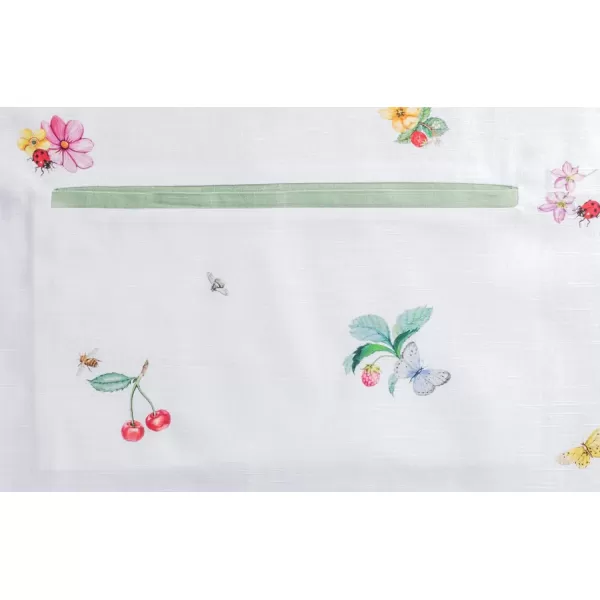 Maison d Hermine 100 Cotton Kitchen Apron with an Adjustable Neck with Long Ties for Women Men Chef28  Printemps