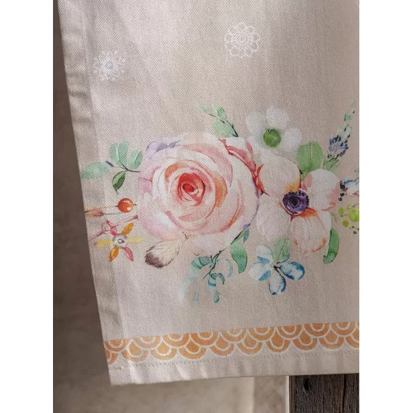 Maison d Hermine 100 Cotton Kitchen Apron with an Adjustable Neck with Long Ties for Women Men Chef29  Ibiza  Beige