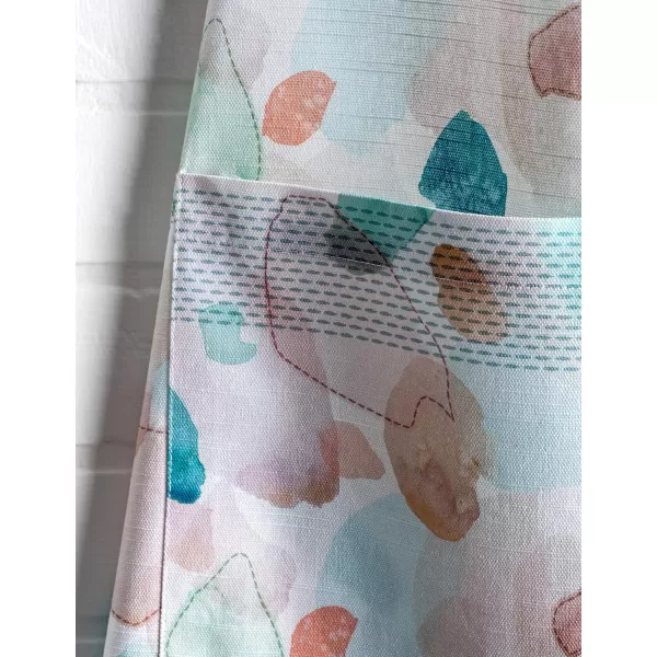 Maison d Hermine 100 Cotton Kitchen Apron with an Adjustable Neck with Long Ties for Women Men Chef33  Summer Picnic