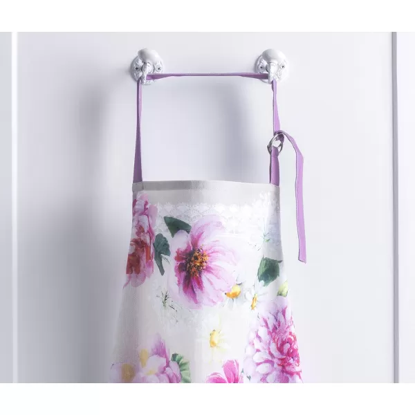 Maison d Hermine 100 Cotton Kitchen Apron with an Adjustable Neck with Long Ties for Women Men Chef34  Pivoine