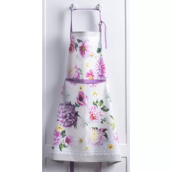 Maison d Hermine 100 Cotton Kitchen Apron with an Adjustable Neck with Long Ties for Women Men Chef34  Pivoine