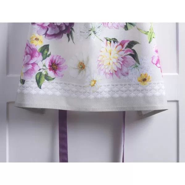 Maison d Hermine 100 Cotton Kitchen Apron with an Adjustable Neck with Long Ties for Women Men Chef34  Pivoine