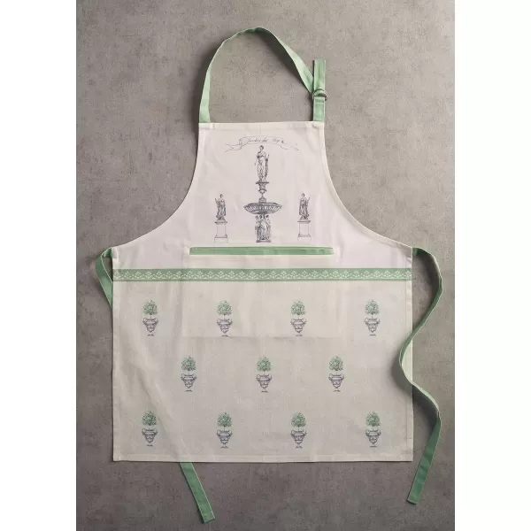 Maison d Hermine 100 Cotton Kitchen Apron with an Adjustable Neck with Long Ties for Women Men Chef35  Jardin Du Roy