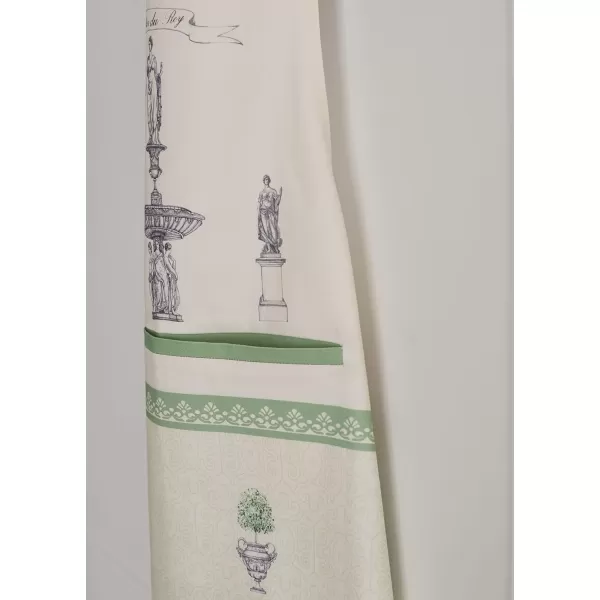 Maison d Hermine 100 Cotton Kitchen Apron with an Adjustable Neck with Long Ties for Women Men Chef35  Jardin Du Roy