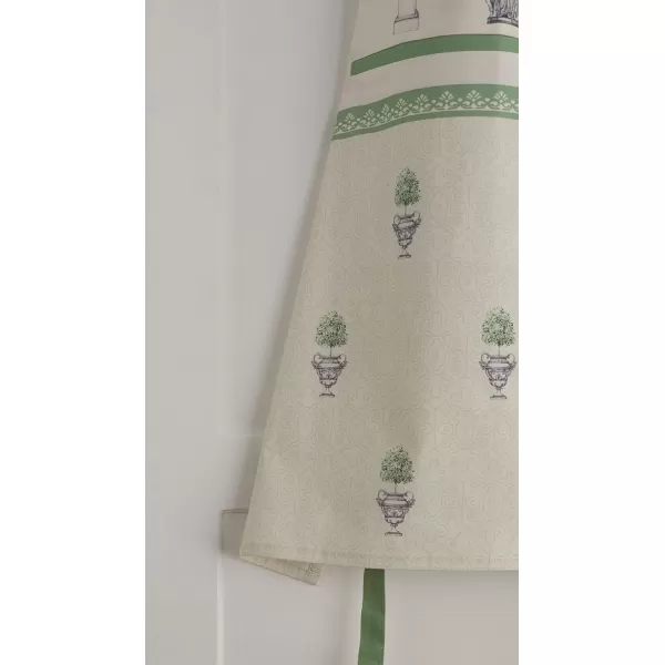 Maison d Hermine 100 Cotton Kitchen Apron with an Adjustable Neck with Long Ties for Women Men Chef35  Jardin Du Roy