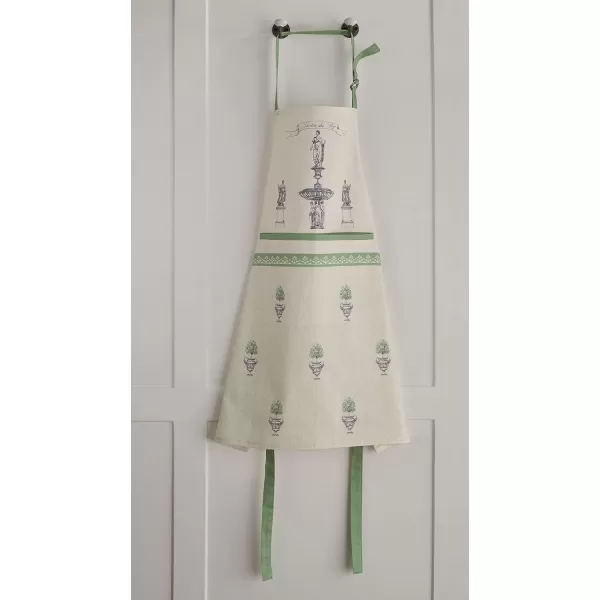 Maison d Hermine 100 Cotton Kitchen Apron with an Adjustable Neck with Long Ties for Women Men Chef35  Jardin Du Roy