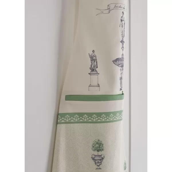 Maison d Hermine 100 Cotton Kitchen Apron with an Adjustable Neck with Long Ties for Women Men Chef35  Jardin Du Roy