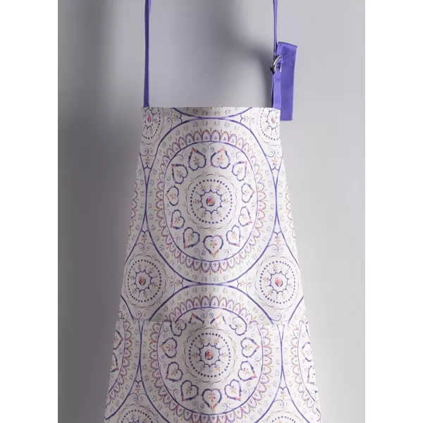 Maison d Hermine 100 Cotton Kitchen Apron with an Adjustable Neck with Long Ties for Women Men Chef42  Mandala