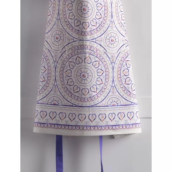 Maison d Hermine 100 Cotton Kitchen Apron with an Adjustable Neck with Long Ties for Women Men Chef42  Mandala