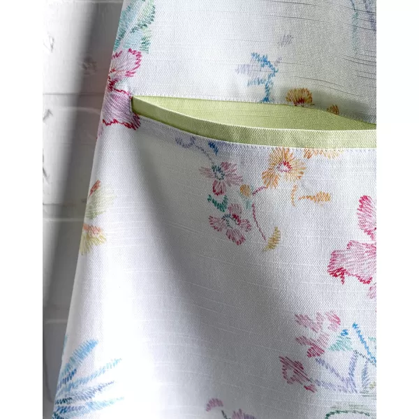 Maison d Hermine 100 Cotton Kitchen Apron with an Adjustable Neck with Long Ties for Women Men Chef43  Paradise Island
