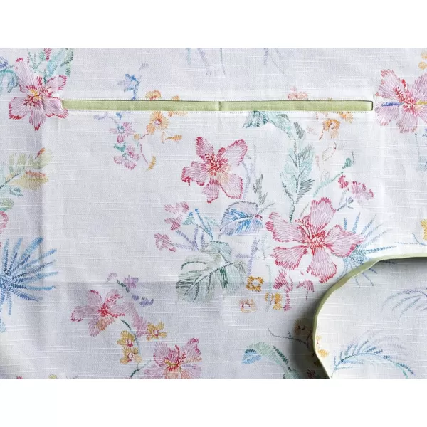 Maison d Hermine 100 Cotton Kitchen Apron with an Adjustable Neck with Long Ties for Women Men Chef43  Paradise Island