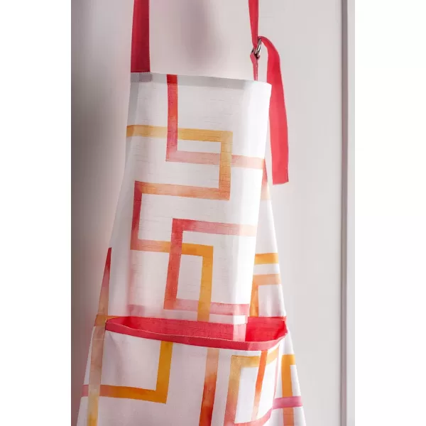 Maison d Hermine 100 Cotton Kitchen Apron with an Adjustable Neck with Long Ties for Women Men Chef45  Summer Maze