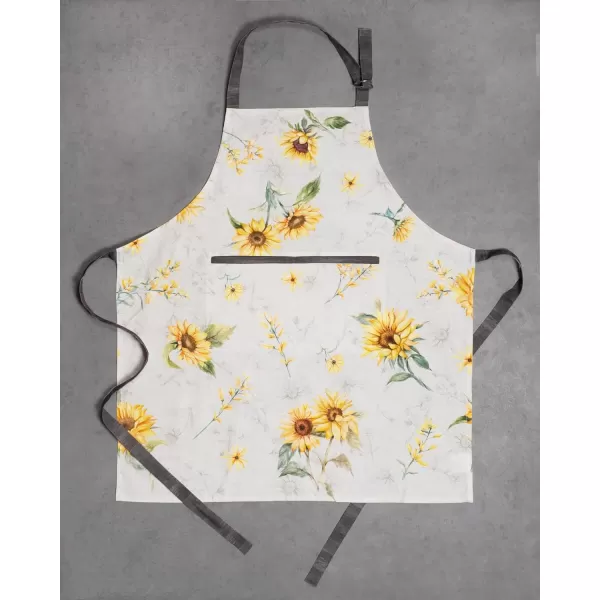 Maison d Hermine 100 Cotton Kitchen Apron with an Adjustable Neck with Long Ties for Women Men Chef46  Candice