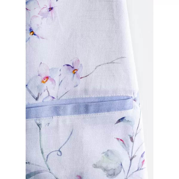 Maison d Hermine 100 Cotton Kitchen Apron with an Adjustable Neck with Long Ties for Women Men Chef48  Summer Floral