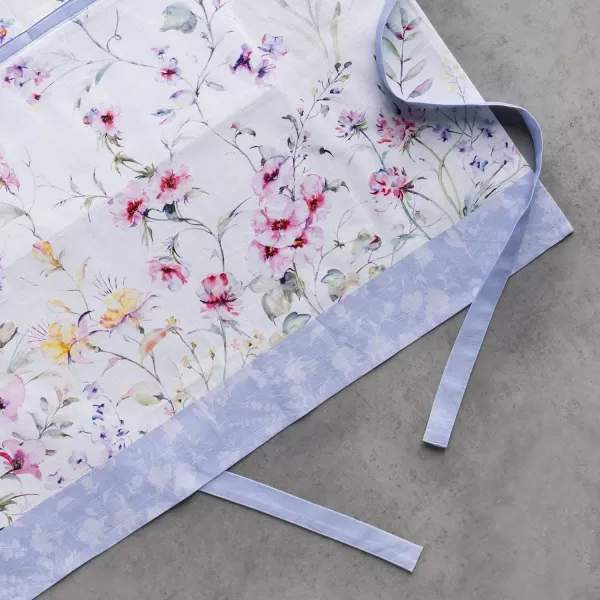 Maison d Hermine 100 Cotton Kitchen Apron with an Adjustable Neck with Long Ties for Women Men Chef48  Summer Floral