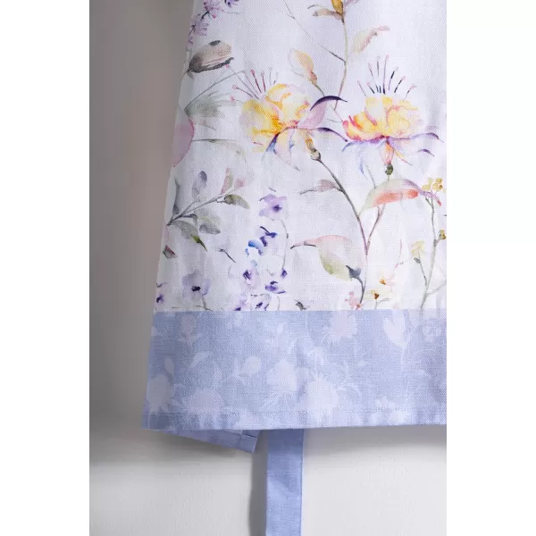 Maison d Hermine 100 Cotton Kitchen Apron with an Adjustable Neck with Long Ties for Women Men Chef48  Summer Floral