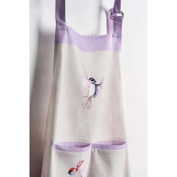 Maison d Hermine 100 Cotton Kitchen Apron with an Adjustable Neck with Long Ties for Women Men Chef50  Magnolia Mornings