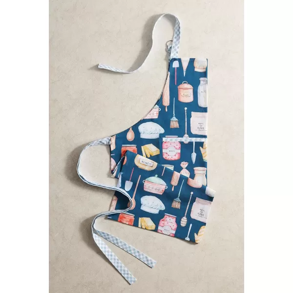 Maison d Hermine Apron 100 Cotton 1 Piece Adjustable Neck Strap Apron with Center Pocket for Home Kitchen  SpringSummer01  Lets Bake