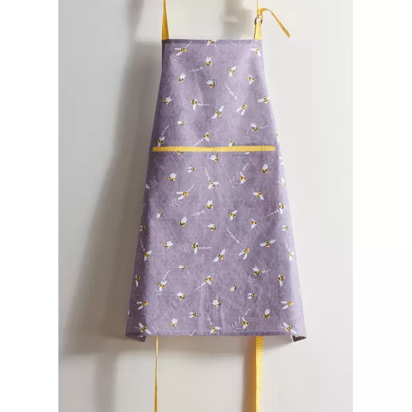 Maison d Hermine Apron 100 Cotton 1 Piece Adjustable Neck Strap Apron with Center Pocket for Home Kitchen  SpringSummer02  Bees Are Buzzing