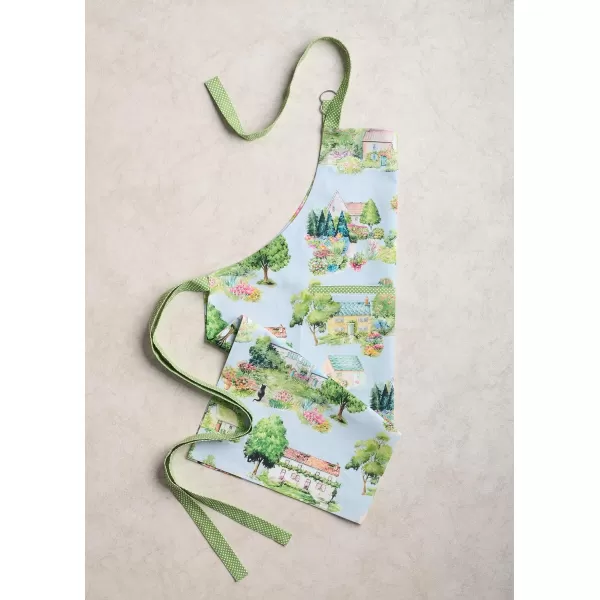 Maison d Hermine Apron 100 Cotton 1 Piece Adjustable Neck Strap Apron with Center Pocket for Home Kitchen  SpringSummer29  Gignac