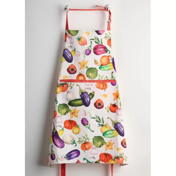 Maison d Hermine Apron 100 Cotton 1 Piece Adjustable Neck Strap Apron with Center Pocket for Home Kitchen  SpringSummer30  Ratatouille