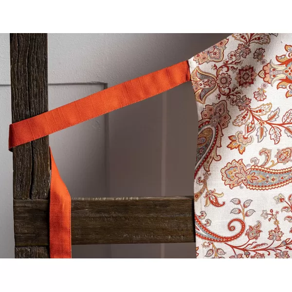 Maison d Hermine Apron 100 Cotton 2750 Inch x 3150 Inch 1 Piece Adjustable Neck Strap Cloth Apron with Center Pocket amp Long Ties for Gifts Chef Women amp Men Damask  ThanksgivingChristmas18  Cachemire