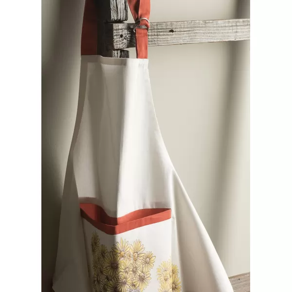 Maison d Hermine Apron 100 Cotton 2750 Inch x 3150 Inch 1 Piece Adjustable Neck Strap Cloth Apron with Center Pocket amp Long Ties for Gifts Chef Women amp Men Damask  ThanksgivingChristmas17  Bagatelle