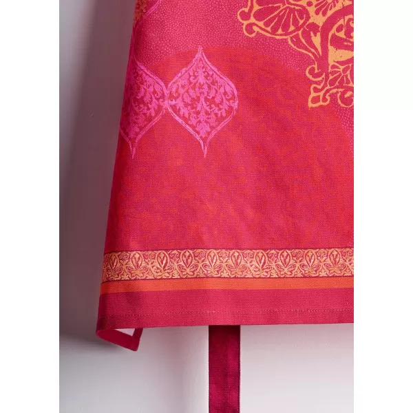 Maison d Hermine Apron 100 Cotton 2750 Inch x 3150 Inch 1 Piece Adjustable Neck Strap Cloth Apron with Center Pocket amp Long Ties for Gifts Chef Women amp Men Damask  ThanksgivingChristmas40  Versailles