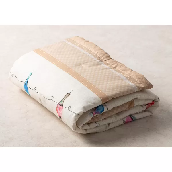 Maison d Hermine Birdies On Wire Cotton Throw Blanket Bohemian Bedding Lightweight and Breathable for Couch Sofa Bed Travel 60x8050x60 11  Birdies on Wire