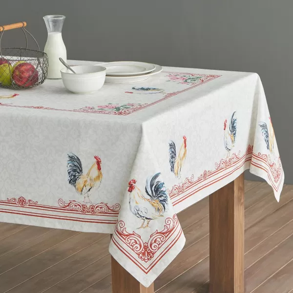 Maison d Hermine Campagne 100 Cotton Tablecloth 60  inch by 90  inchMaison d Hermine Campagne 100 Cotton Tablecloth 60  inch by 90  inch