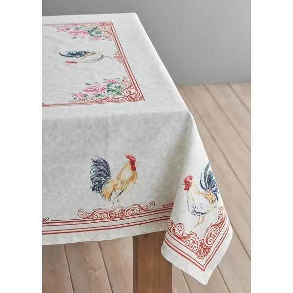 Maison d Hermine Campagne 100 Cotton Tablecloth 60  inch by 90  inchMaison d Hermine Campagne 100 Cotton Tablecloth 60  inch by 90  inch