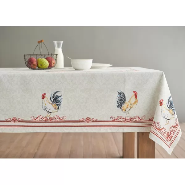 Maison d Hermine Campagne 100 Cotton Tablecloth 60  inch by 90  inchMaison d Hermine Campagne 100 Cotton Tablecloth 60  inch by 90  inch