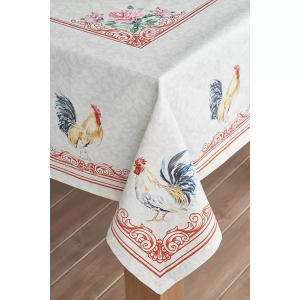 Maison d Hermine Campagne 100 Cotton Tablecloth 60  inch by 90  inchMaison d Hermine Campagne 100 Cotton Tablecloth 60  inch by 90  inch