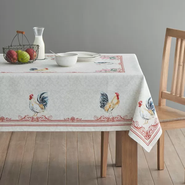 Maison d Hermine Campagne 100 Cotton Tablecloth 60  inch by 90  inchMaison d Hermine Campagne 100 Cotton Tablecloth 60  inch by 90  inch