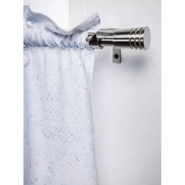 Maison d Hermine Canton 100 Cotton Set of 3 Kitchen Window Curtain for Cafe Kitchen Bedroom Home 2 Tiers 28x36 and 1 Valance 56x1801  Fleurs De Mai