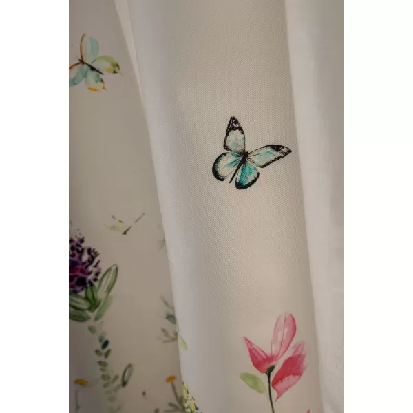 Maison d Hermine Canton 100 Cotton Set of 3 Kitchen Window Curtain for Cafe Kitchen Bedroom Home 2 Tiers 28x36 and 1 Valance 56x1802  Botanical Fresh
