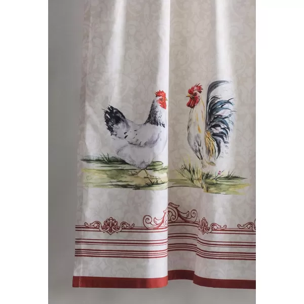 Maison d Hermine Canton 100 Cotton Set of 3 Kitchen Window Curtain for Cafe Kitchen Bedroom Home 2 Tiers 28x36 and 1 Valance 56x1806  Campagne