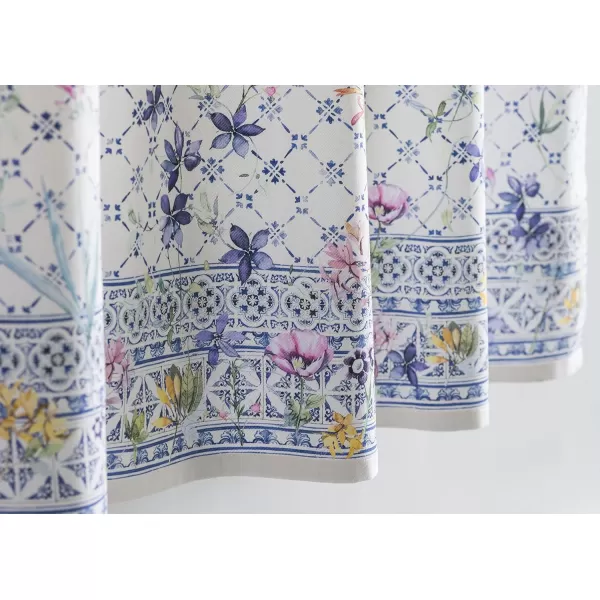 Maison d Hermine Canton 100 Cotton Set of 3 Kitchen Window Curtain for Cafe Kitchen Bedroom Home 2 Tiers 28x36 and 1 Valance 56x1808  Faence