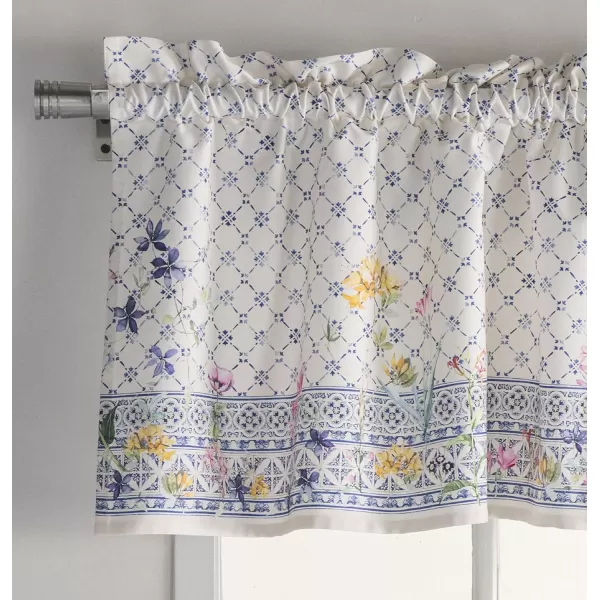 Maison d Hermine Canton 100 Cotton Set of 3 Kitchen Window Curtain for Cafe Kitchen Bedroom Home 2 Tiers 28x36 and 1 Valance 56x1808  Faence