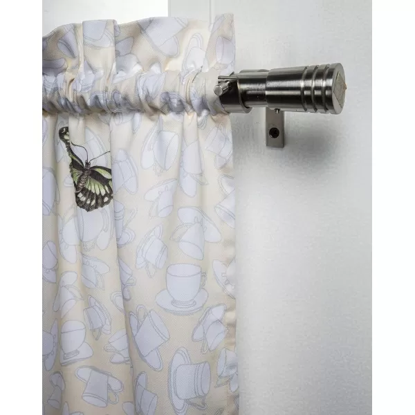 Maison d Hermine Canton 100 Cotton Set of 3 Kitchen Window Curtain for Cafe Kitchen Bedroom Home 2 Tiers 28x36 and 1 Valance 56x1820  Canton