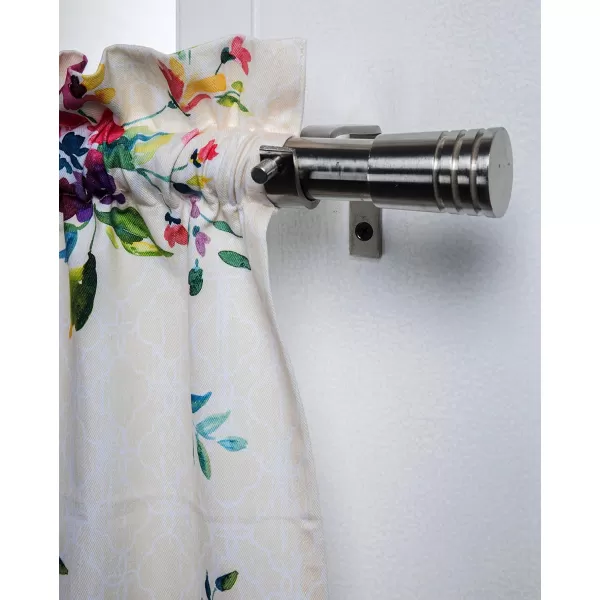 Maison d Hermine Canton 100 Cotton Set of 3 Kitchen Window Curtain for Cafe Kitchen Bedroom Home 2 Tiers 28x36 and 1 Valance 56x1821  Rose Garden