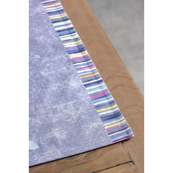 Maison d Hermine Cloth Placemats 100 Cotton Set of 4 Decorative Washable Table Placemat Dining Holidays Buffet Parties amp Wedding Use Summer Picnic  SpringSummer31  Sweet Rose Lavender  Lush Set of 4