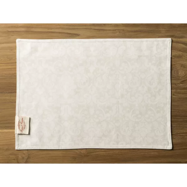 Maison d Hermine Cloth Placemats 100 Cotton Set of 4 Decorative Washable Table Placemat Dining Holidays Buffet Parties amp Wedding Use Summer Picnic  SpringSummer07  Campagne Set of 2